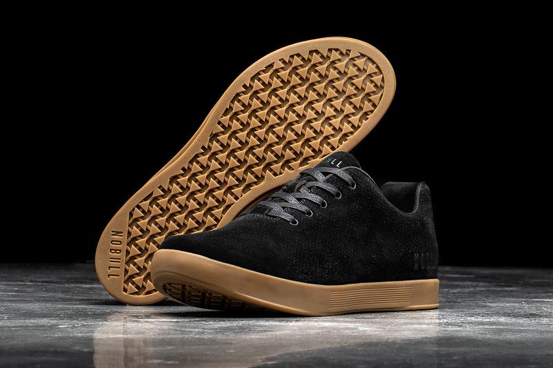 Women's Nobull Gum Suede Trainers Black | SG C2962T